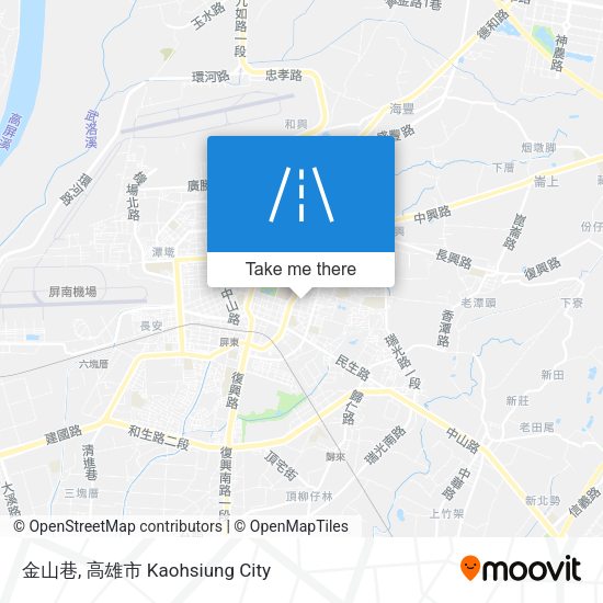 金山巷 map