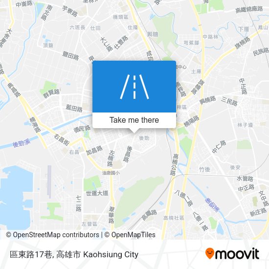 區東路17巷地圖