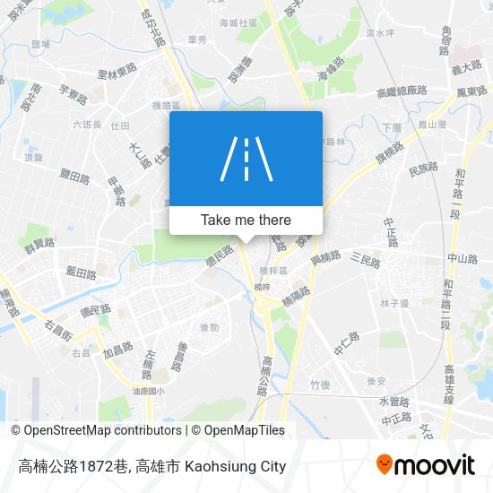 高楠公路1872巷地圖