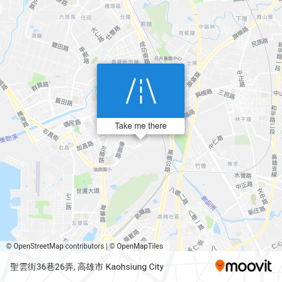 聖雲街36巷26弄地圖