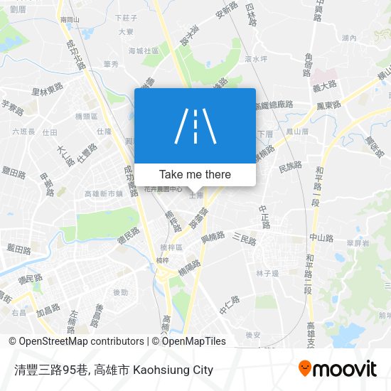 清豐三路95巷 map