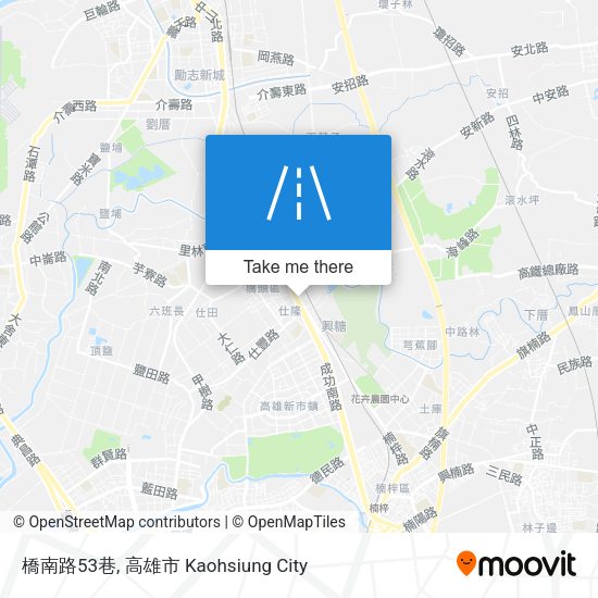 橋南路53巷 map