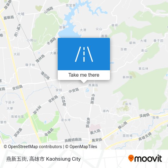 燕新五街地圖