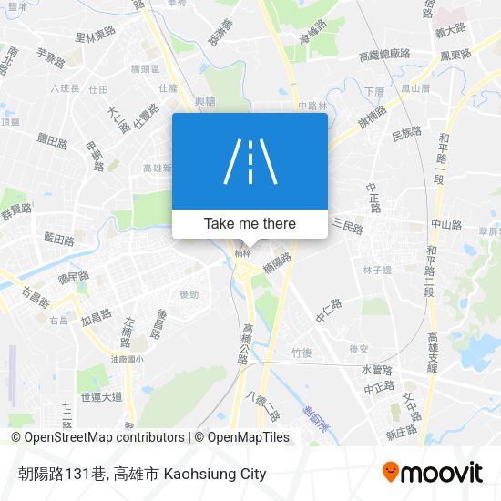 朝陽路131巷 map