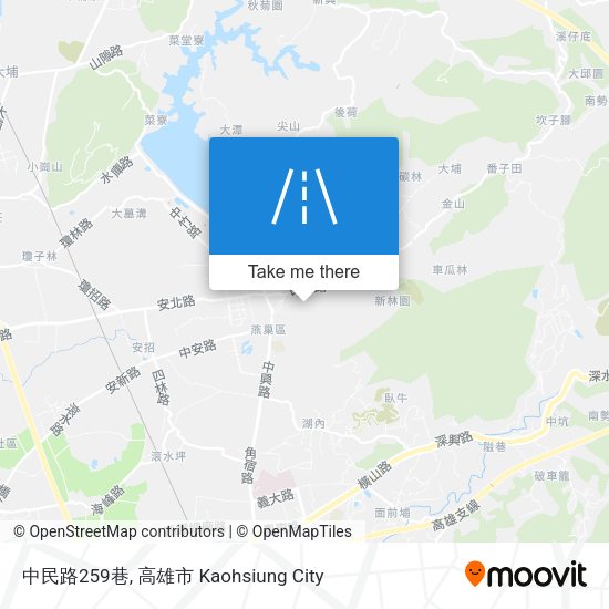中民路259巷地圖