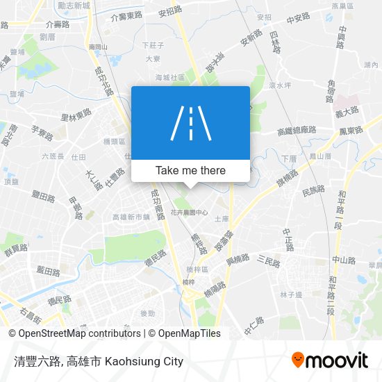 清豐六路 map