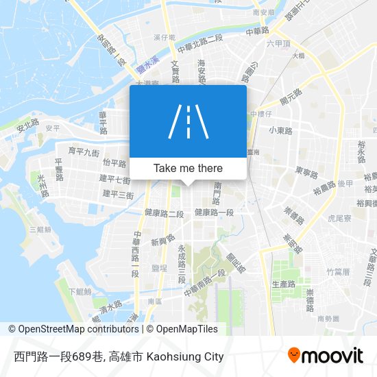 西門路一段689巷地圖
