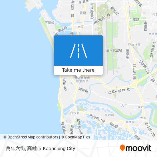萬年六街 map
