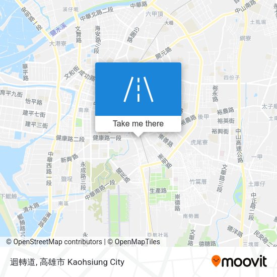 迴轉道 map