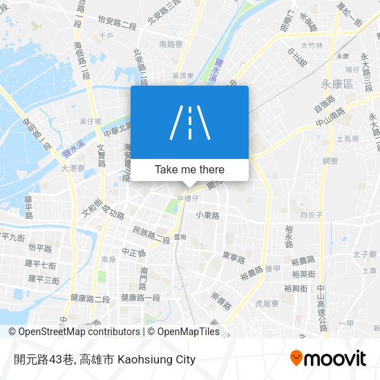 開元路43巷地圖