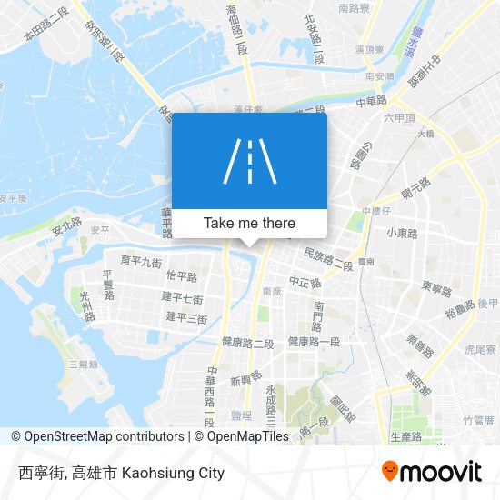 西寧街 map