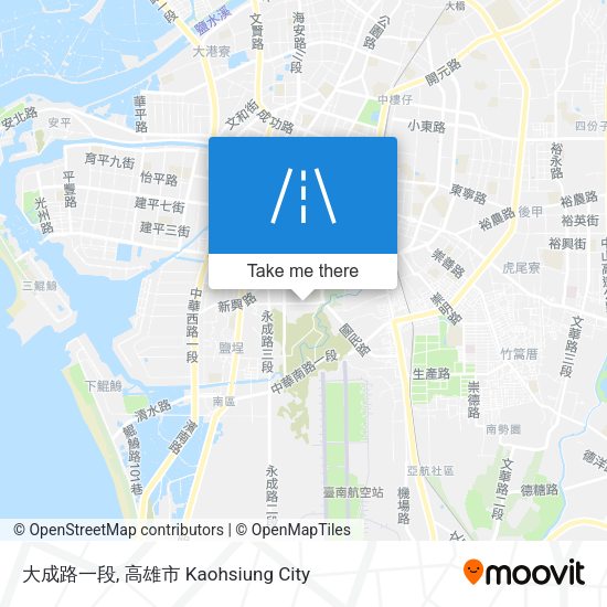 大成路一段 map