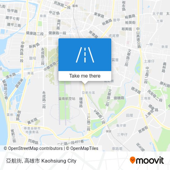 亞航街 map