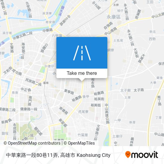中華東路一段80巷11弄地圖