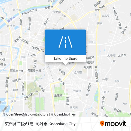 東門路二段61巷地圖