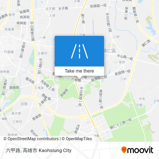 六甲路 map