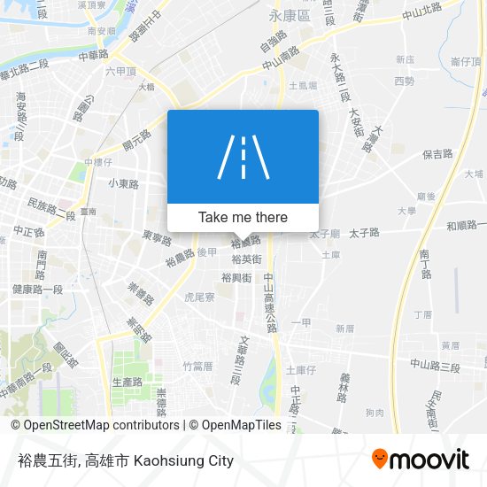 裕農五街地圖