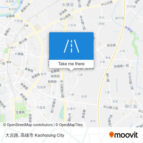 大吉路地圖