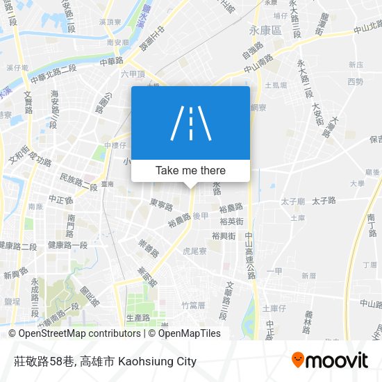 莊敬路58巷 map