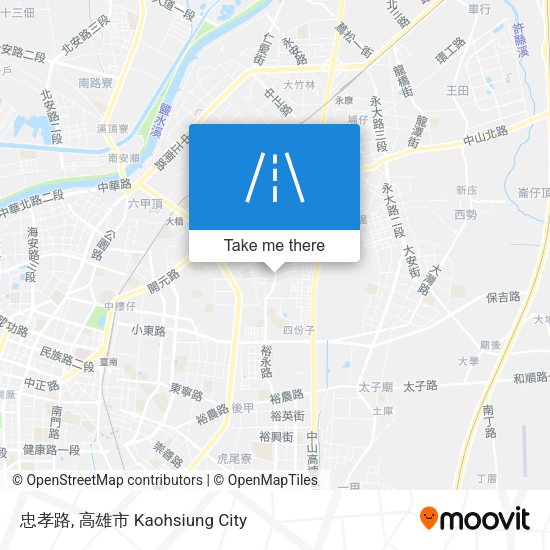 忠孝路地圖