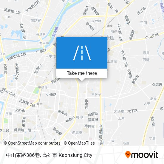 中山東路386巷 map