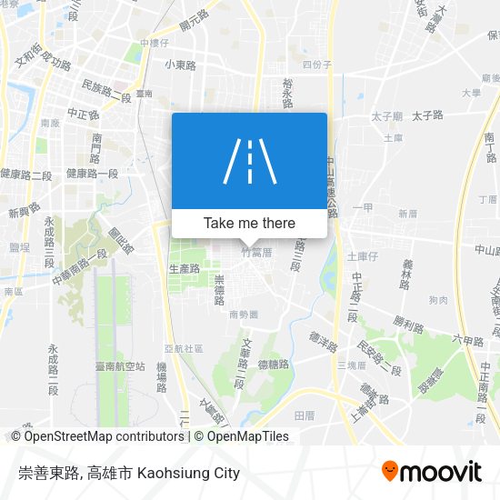 崇善東路地圖