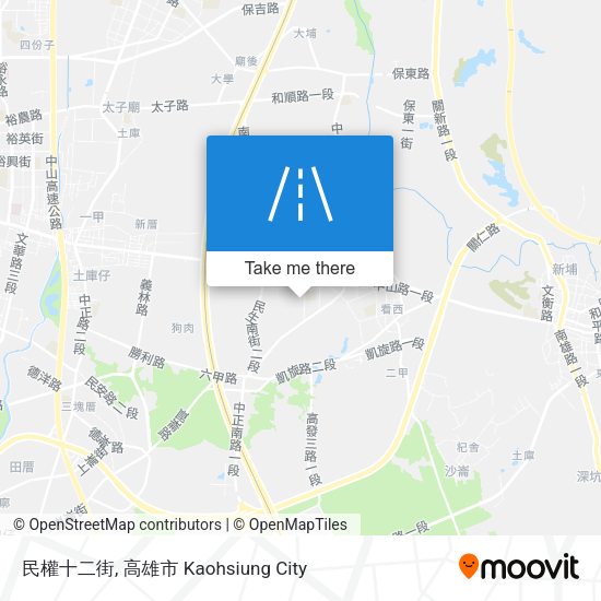 民權十二街 map