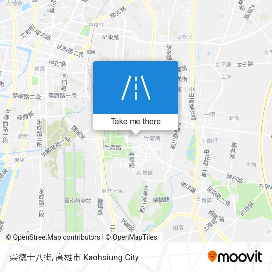 崇德十八街 map