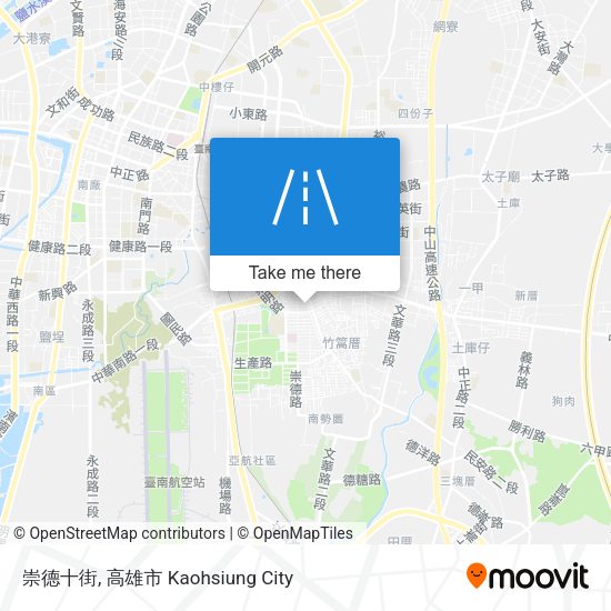 崇德十街 map