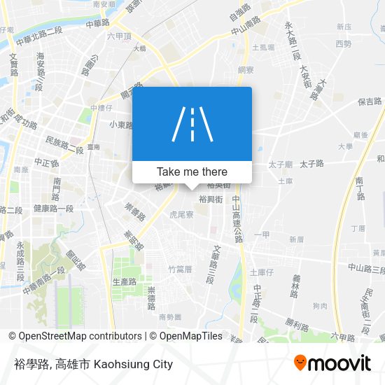 裕學路 map