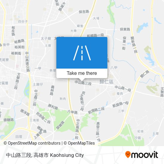 中山路三段 map
