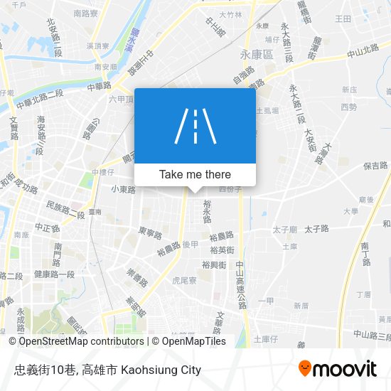 忠義街10巷 map