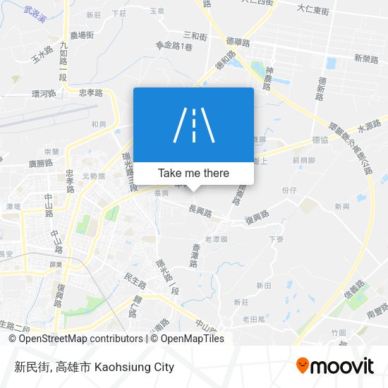 新民街地圖