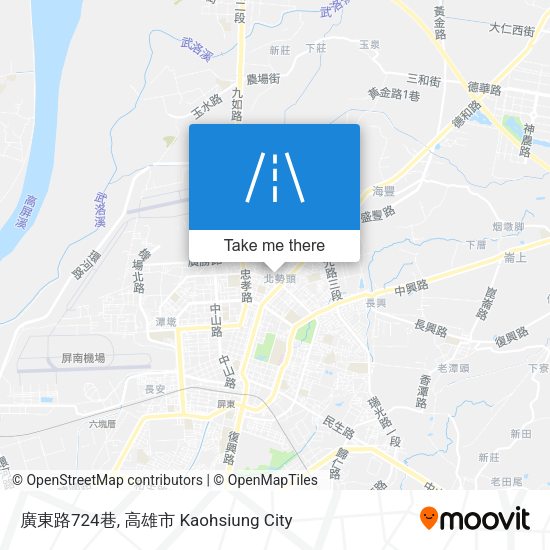 廣東路724巷 map