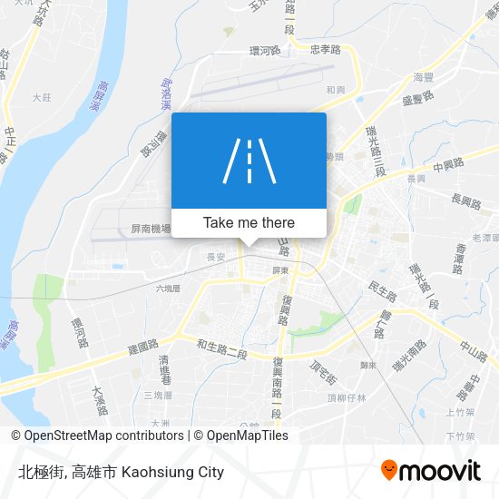 北極街地圖