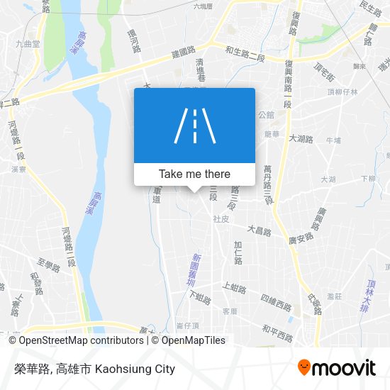 榮華路 map