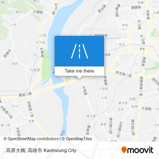 高屏大橋 map