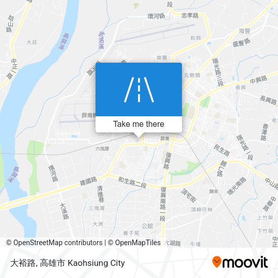 大裕路 map