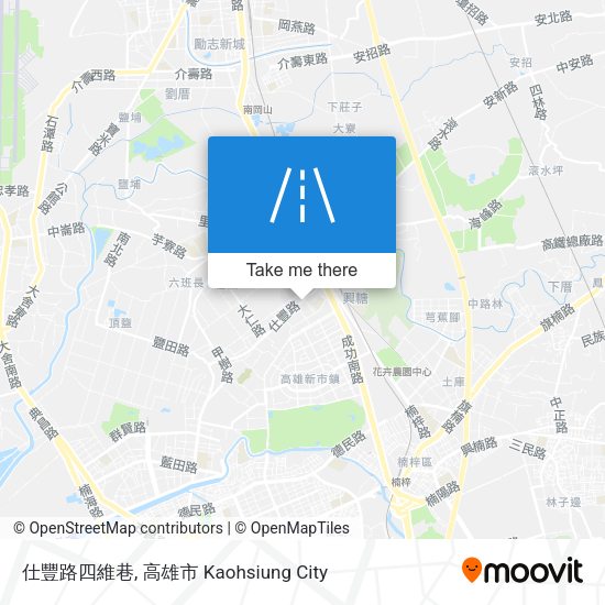 仕豐路四維巷 map
