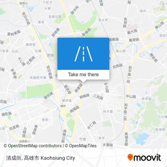 清成街地圖
