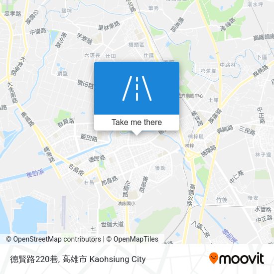 德賢路220巷 map