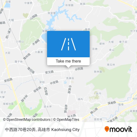 中西路70巷20弄地圖