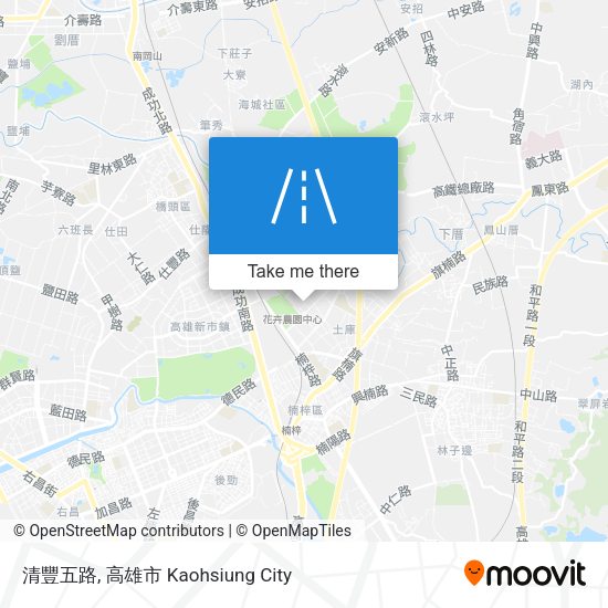 清豐五路 map