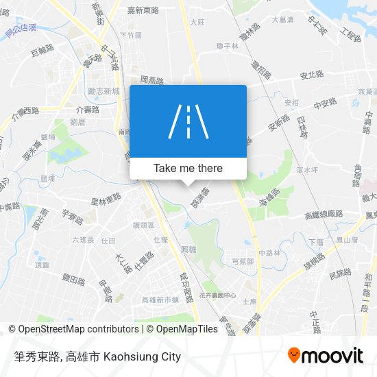 筆秀東路地圖