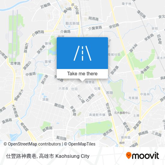 仕豐路神農巷 map