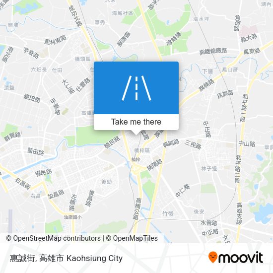 惠誠街地圖