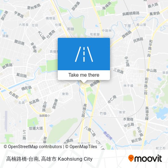 高楠路橋-台南 map