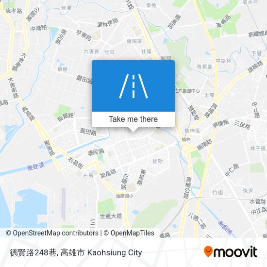 德賢路248巷地圖