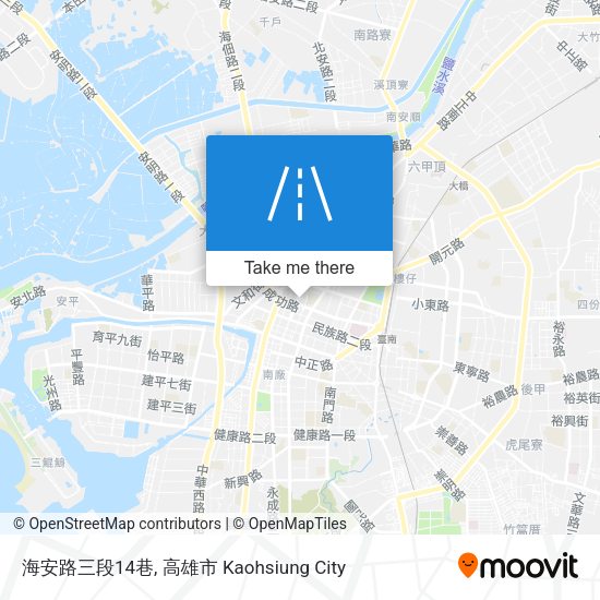 海安路三段14巷地圖