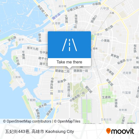 五妃街443巷 map